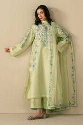 Pastel Embroidered 3pcs