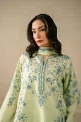 Pastel Embroidered 3pcs