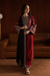 3pc Embroidered Adaab