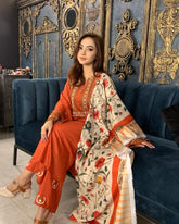 Ayat Embroidered 3pcs