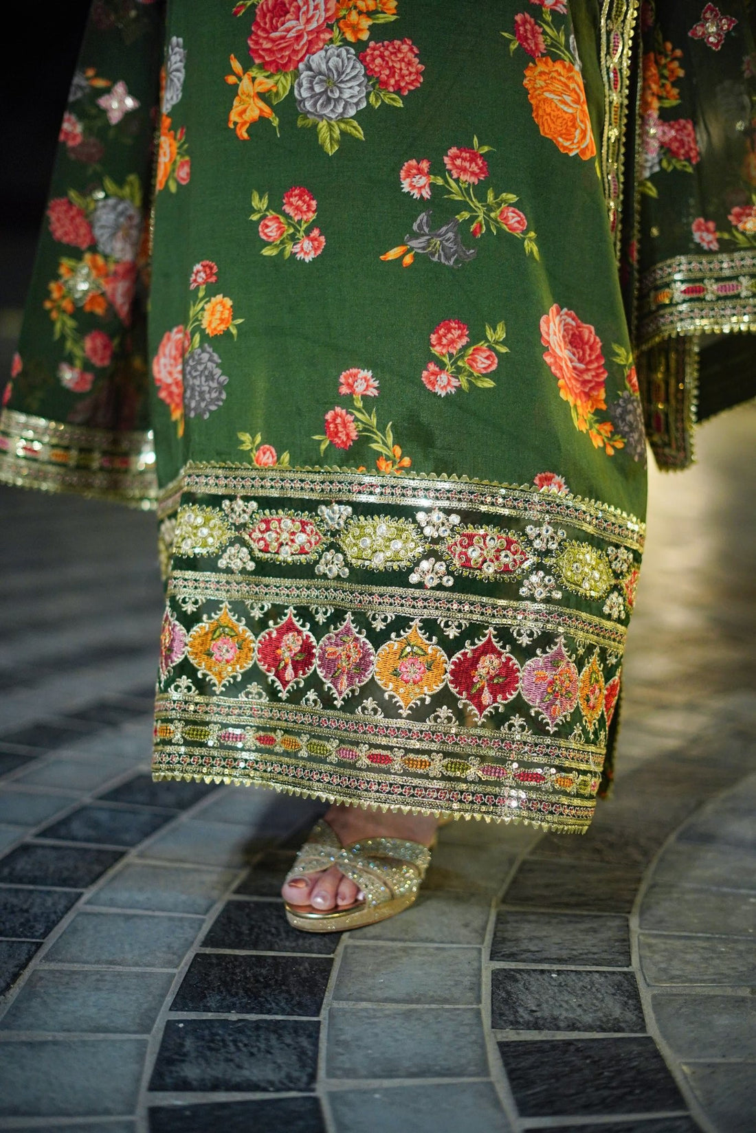 Falak 3pcs embroidered