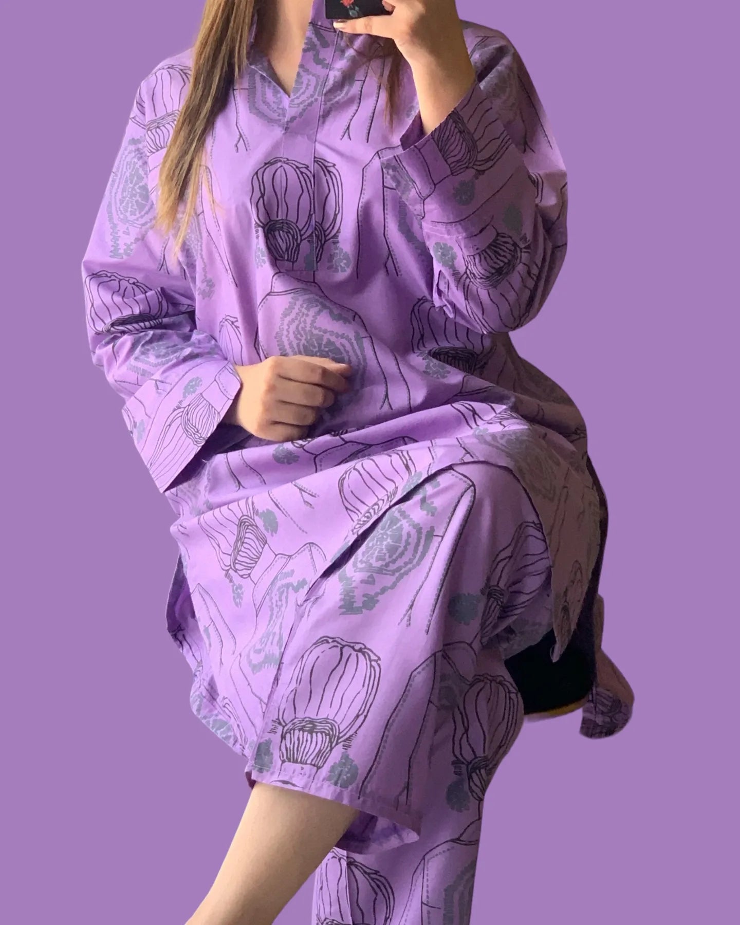 ilma Linen Printed 2pcs