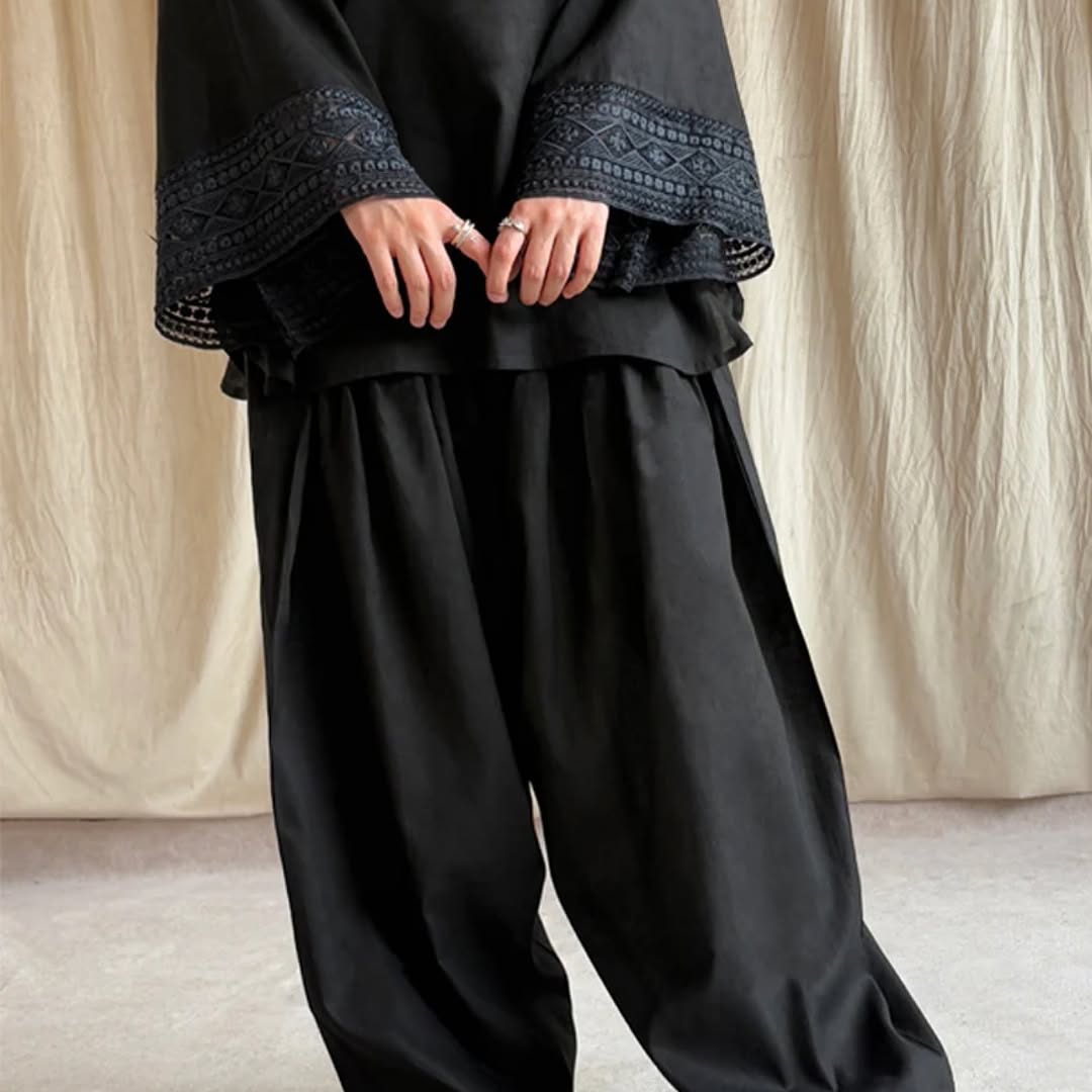 Black Farshi Dress,3pcs