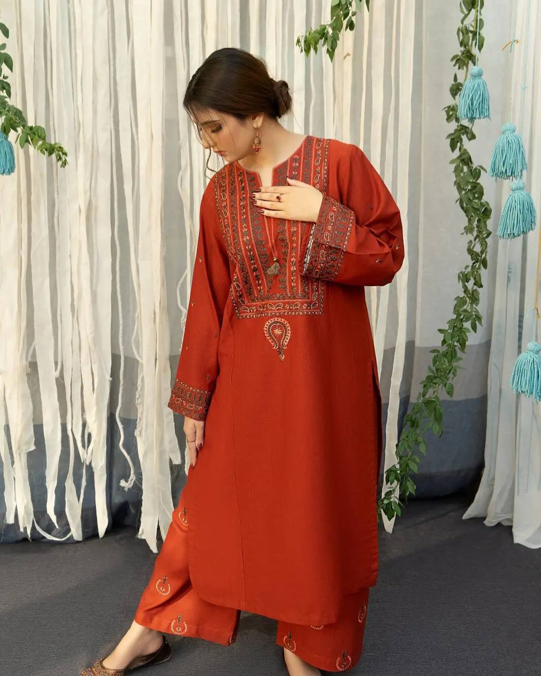 Ayat Embroidered 3pcs