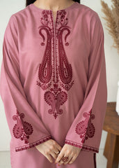 Dusty Rose Embroidered 2pcs