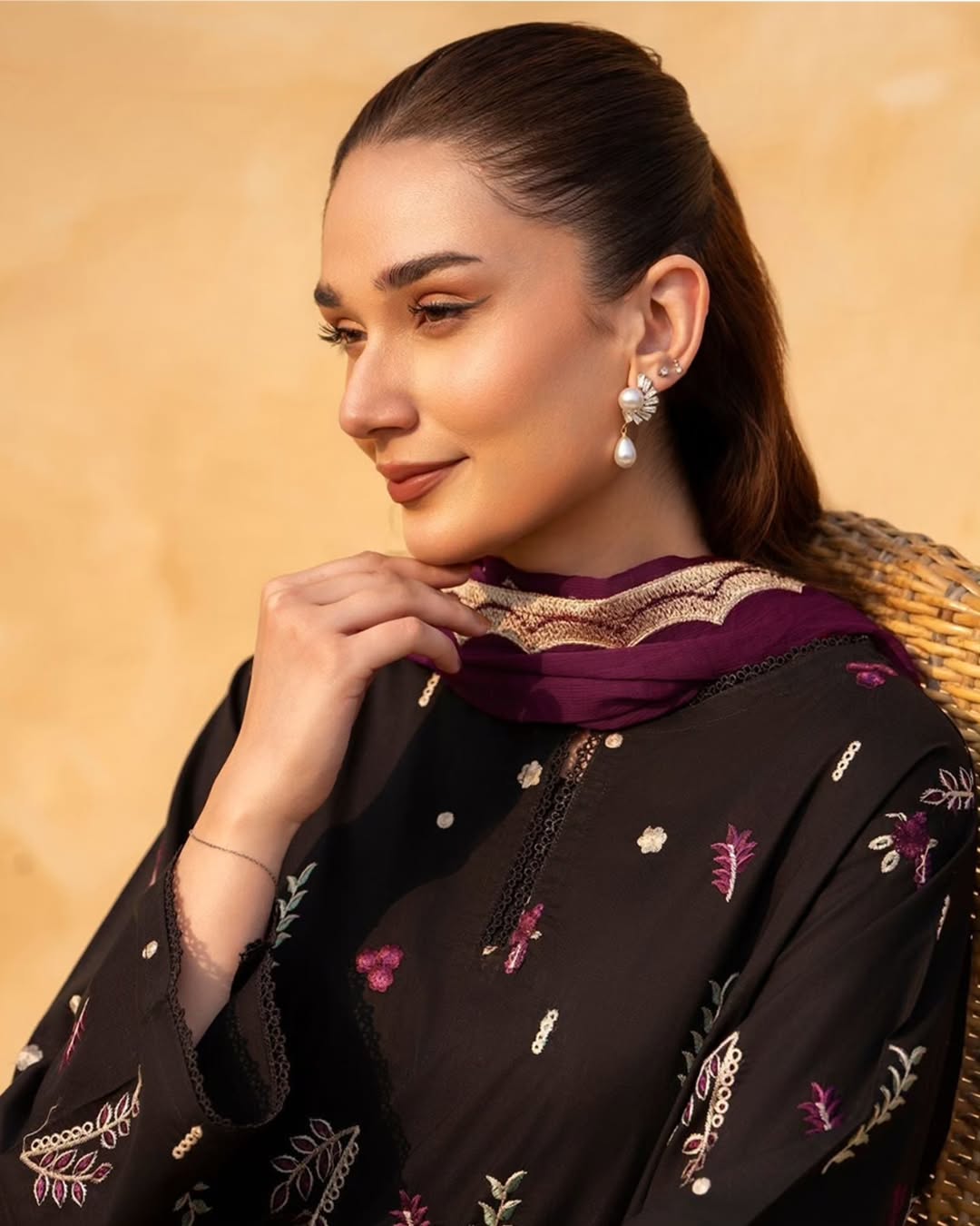 Diana Embroidered - 3 Pieces